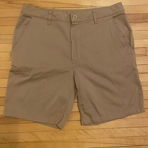 Men’s Icebreaker Khaki Merino Wool Shorts Sz 34